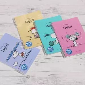 나카바야시 912JLH57 B5 26공 루즈리프 스누피 바인더노트 B513