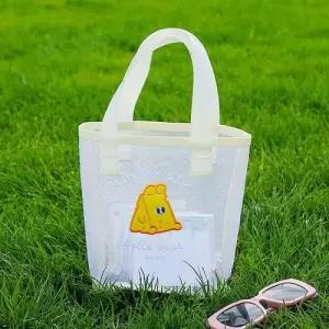 메쉬 가벼운 가방 여름 피크닉 치즈 물놀이 비치백 WFLYHVD