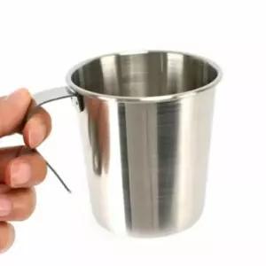 손잡이 스텐 컵 캠핑 카페머그물컵 식당물 양치 레스 스테인 페머그 리스