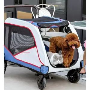 대형견 유모차 개모차 접이식 반려동물 카트 웨건 개유모차