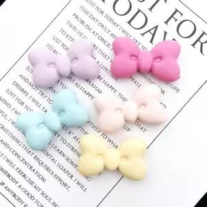 [VCLI25P1]데코장식 파츠 롱 나비리본 이백개입x1봉