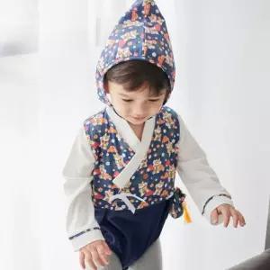 한복 보넷 수트 복주머니