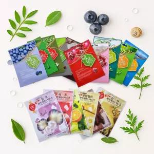 영양 미백 진정 에바네이쳐 1일1팩 마스크팩 데일리팩 보습 엔텔 수분 10P