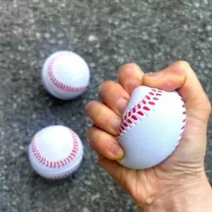 지름 말랑한 7cm 야구공 아빠 휴가 캐치 야구 여행 여