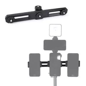 1/4 나사 트리플 마운트 헤드 거치대 삼각대 마이크 조명 카메라