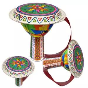 유아미술 어린이용 아프리카악기 잼베악기 만들기