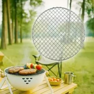 헬로그릴 304스텐 원형 석쇠 24cm 비비큐석쇠불판 BBQ석쇠불판