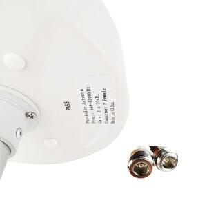 5G/4G/3G/2G600-6000MHz2X30dBi 고이득 장거리 외부 피드호환  실외 MIMO 안테나 STC Zain Mobily용VAT 포