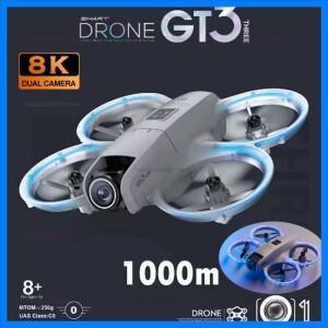 GT3 FPV 드론 RC 8K 5G GPS 전문가용 HD 항공 촬영 원격 조종 항공기 HD 듀얼 카메라 쿼드콥터 장난감 신형