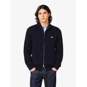 라코스테 LACOSTE [라코스테 공식] 남성 케이블 집업 가디건 AH402E-55N 166 389334