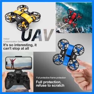 전문가용 미니 드론 811 4K HD 항공 카메라 와이파이 FPV LED 조명 쿼드콥터 RC 스트레이트 비행기 어린이