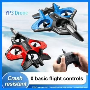 2025 신형 YP3 폼 RC 전투기 4축 스턴트 비행 모델 비행기 어린이 선물