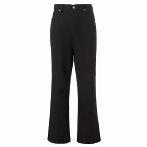 마담포라 이너 밴드 속 기모 블랙 와이드 바지MB4SL425A