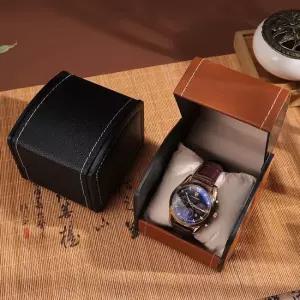 팔찌 시계 보관함 아치형 디자인 가죽 수납 케이스 시계보관 시계보관케이스 시계케이스
