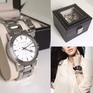 투명창정리함 사각 목걸이 사각 투명창 워치거치대 시계보관 시계수납 시계금고