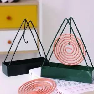 스텐 엔틱 새장 모기향홀 케이스 모기향거치대 삼각 걸이 거치대 차량용