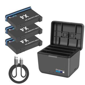 ta360 X4 배터리 용 2600mAh 고용량 + 360 ONE X 4 액세서리 고속 충전 케이스 보관함 정리함