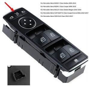 호환상품 메르세데스 벤츠 호환 W204 W212 C207 C E 클래스 앞 좌측 운전석 전동 윈도우 컨트롤 스위치 자