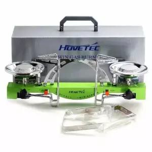 휴브텍 가스렌지 캠핑 가스레인지 휴대용 2구 버너