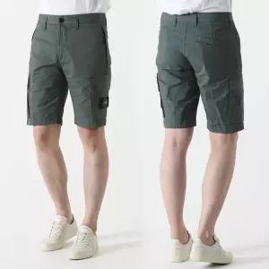 MUST IT_ 슬림핏 버뮤다 카고 반바지 카키 8015L1110 V0059