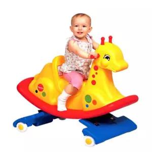 돌아기선물 기린 스프링 흔들말 균형감각 말타기