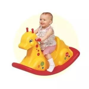 돌아기 백일선물 동물모양 기린흔들말 말타기