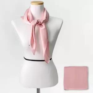 [잇백잇슈] 실크무지스카프 정사각 심플 깔끔 세련미