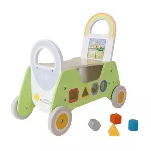 돌아기선물 원목 보행기 자동차 장난감 밀대걸음마 다기능