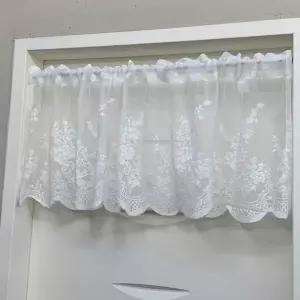 [콩심팥심]창문가림막 레이스 화이트 짧은커튼 주방