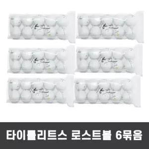 정품 로스트골프공 V1,V1X 로스트볼 화이트 6묶음