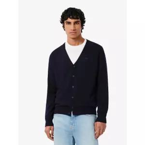라코스테 LACOSTE [라코스테 공식] 남성 메리노울 V넥 가디건 AH5665-55N 166 390081