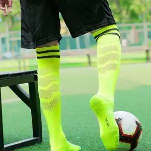 축구 양말 스포츠 장목 논슬립 고탄력 스타킹 종아리 충격 흡수 뒤꿈치 보호 풋살 패드