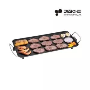 키친아트 대형 전기그릴 팬 가정용 삼겹살 고기 굽는 기계 불판