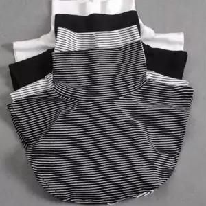 레이어드티 줄무늬 레이어드 페이크 단가라 목폴라