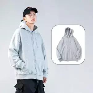 루즈핏 오버핏 후드 아우터 집업 얇은 간절기 잠바