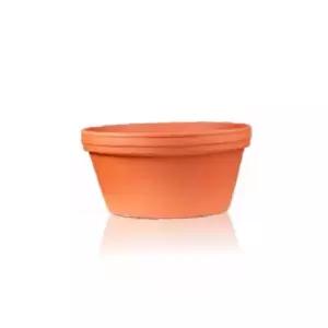 TC2 독일산 낮은 분재화분 클래식 황토색 D13x7.5cm