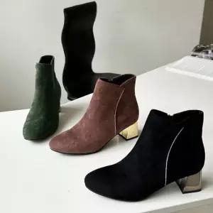 미들힐 여성구두 여성부츠 발목부츠 부티 여성화 힐
