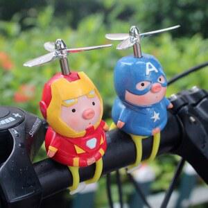 유모차 킥보드 프로펠러 바람개비 야외 핸들바 5개 러버덕 프린지 퀵보드 악세사리