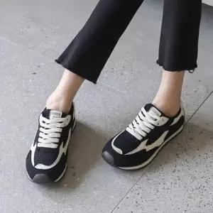 하이탑 캐쥬얼화 끈없는운동화 슬립온 운동 여자단화