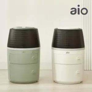 아이오 진공 쌀통 20kg 쌀통14kg+잡곡6kg) VR-2000 민트