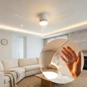 에어룩스 V2 투명 실링팬 조명 113cm(42인치) BLDC모터 천장 선풍기 IOT 스마트