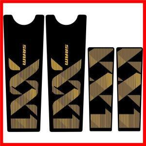 4개/세트 다채로운 SRAM XX1 스티커 세트 자전거 크랭크셋 노트북 스케이트보드 및 물병용 세련된 데칼