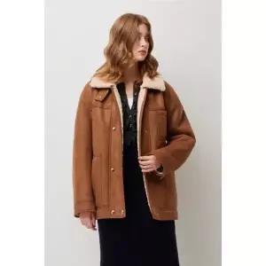 갤러리아 시슬리 [25겨울] [기은세/이주빈 PICK] 더블 페이크 레더 무스탕 SALE3