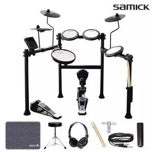 [삼익악기]삼익 전자드럼 SD100 올메쉬 풀패키지 세트 견고한프레임 킥타워페달