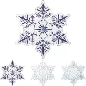 YEESOOM 스노보드 스톰프 패드 스노우플레이크 클리어 강력한 흡착력과 마찰력을 갖춘 3D 그립 멀티 컬러