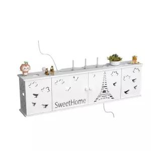 부착식공유기박스 정리함 벽걸이 공유기 셋톱박스정리함 공유기박스 멀티탭 보관함 정리 라우터