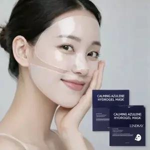 [린제이] 하이드로겔 1일1팩 마데카 아줄렌 수분 카밍 겔 마스크팩 4개입