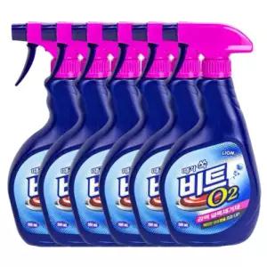 뿌리는비트 얼룩제거제 와이셔츠세탁 비트O2 500ml 6개