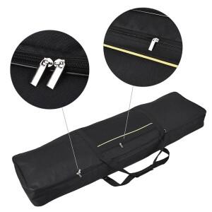 옥스포드 천 컴팩트 스트랩 포켓이 있는 키 가방, 외부용 배낭 악기