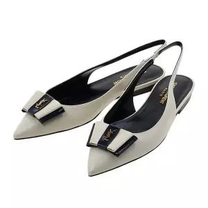 [생로랑] 여성 아나이스 플랫 슬링백 649621 AAAOF 1912